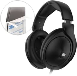 kwmobile band geschikt voor Sennheiser HD560S / HD400 Pro / HD620S - Koptelefoonband in zwart - Zachte hoofdband voor hoofdtelefoon — thumbnail 2