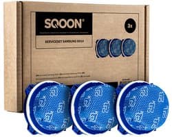 SQOON® Filterset geschikt voor Samsung Jet stofzuigers - Gelijk aan model: DJ97-02649B - Vervangt motor- en uitblaasfilter voor optimale stofopname - 3 STUKS