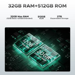 DOOGEE S CYBER PRO 4G - Robuuste Smartphone - Robuuste Telefoon - 32 GB RAM + 512 GB ROM /2TB TF - 6,6 Inth + 120Hz - 10800mAh/33W - Helio G100 - Vingerafdrukherkenning - Face ID - 20MP nachtzichtcamera - Groen — thumbnail 4