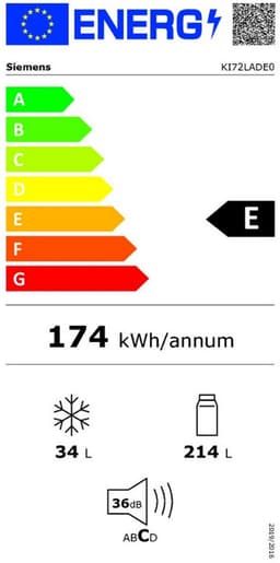 Siemens KI72LADE0 - iQ500 - Inbouw koelkast met vriesvak- 157.8 cmx 55.8 cm - hyperFresh Plus: Fruit en groenten blijven langer vers - Led verlichting — thumbnail 6