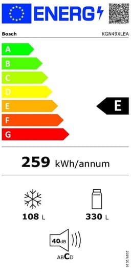 Bosch KGN49XLEA - Serie 4 - Koel-vriescombinatie - Extra breed - RVS - NoFrost nooit meer ontdooien - VitaFresh: houdt etenswaren langer vers in gekoelde lades — thumbnail 13