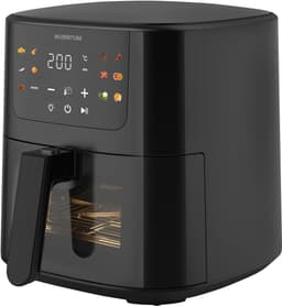 Inventum GF502HLDB Airfryer - 5L - Kijkvenster - 11 programma's - 70-200 °C - Tot 5 personen - Zwart — thumbnail 8
