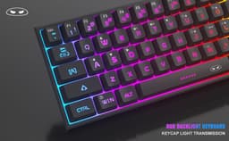 MageGee TS91 - Gaming Toetsenbord - Gaming - RGB Keyboard - 60% Keyboard - TKL - Ergonomisch - Zwart — thumbnail 4