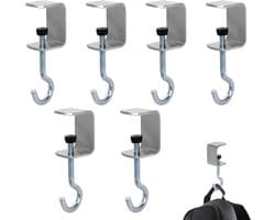 Bureautashaken - Draagbare Handtashanger - 6 Stuks - Verstelbaar