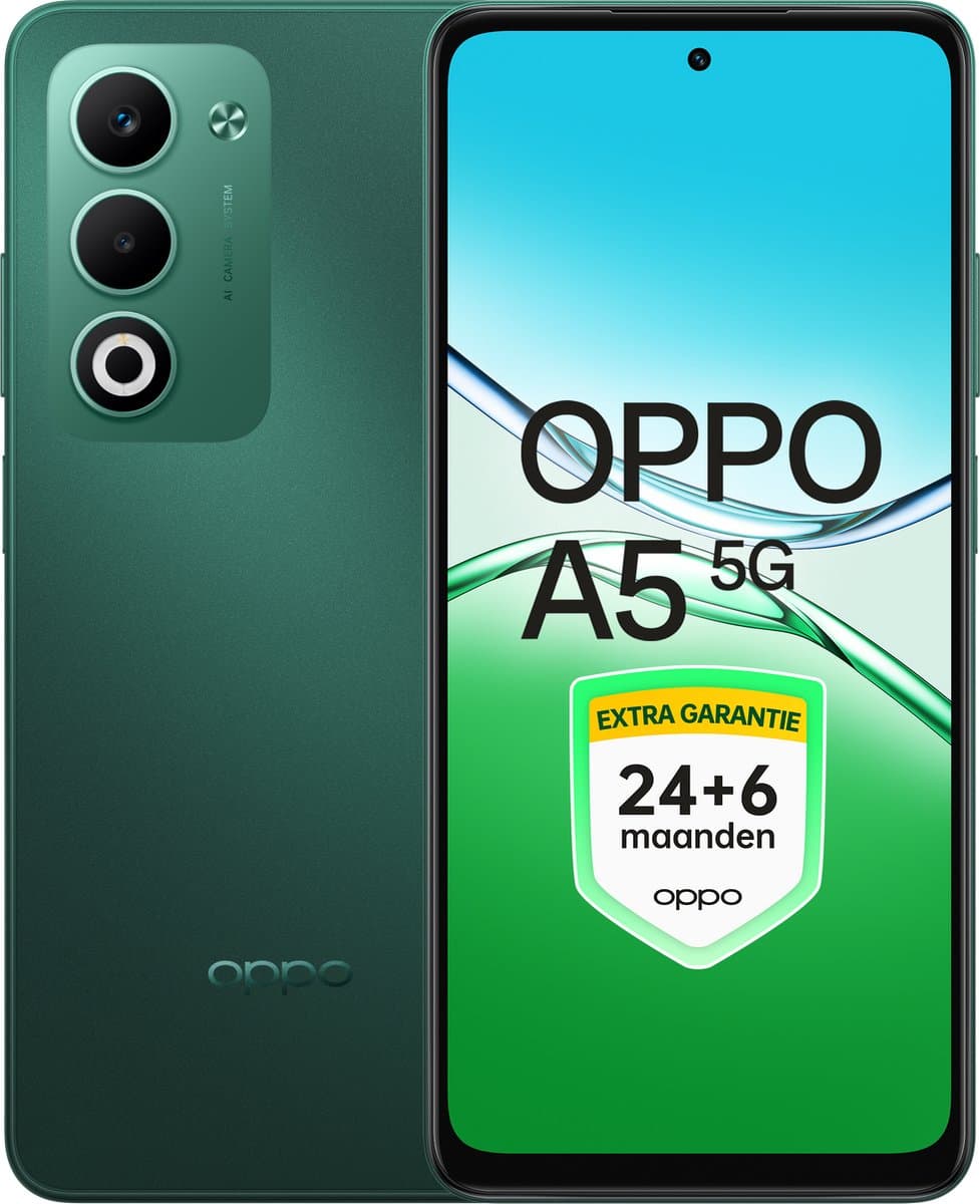 A5 5G 4+128GB Black Green - Extra Garantie — afbeelding 1