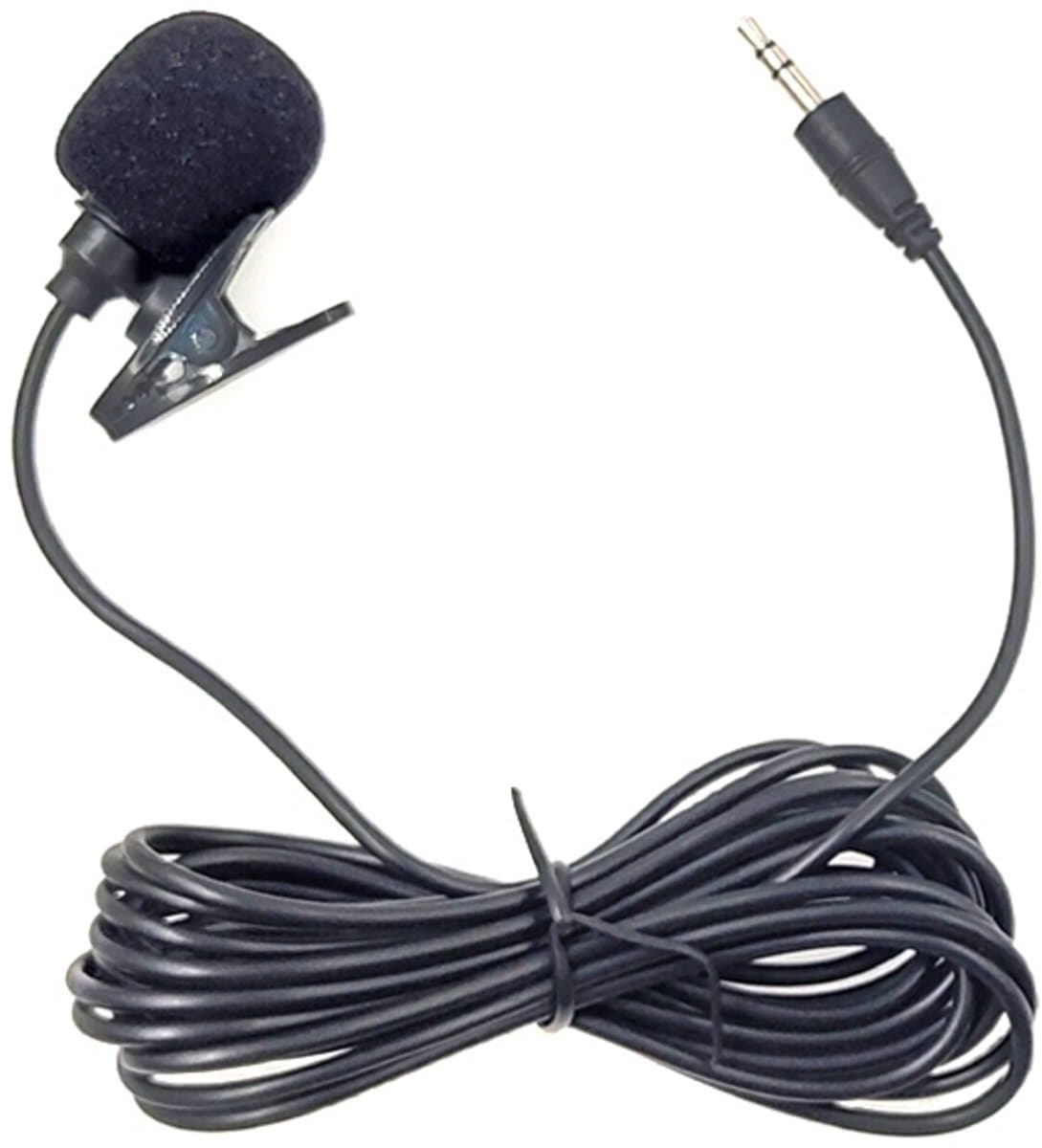 Lavalier Dasspeldmicrofoon met 3.5mm Jack AUX aansluiting - 3 Meter Kabel - Geschikt voor Smartphone, Camera en Laptop - zwart — afbeelding 1