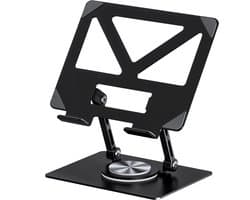Laptop Standaard - Verstelbaar - Ergonomisch - 360 Rotatie - Hoogte & Hoek Verstelling - Opvouwbaar - Laptop Verhogen - Rheme