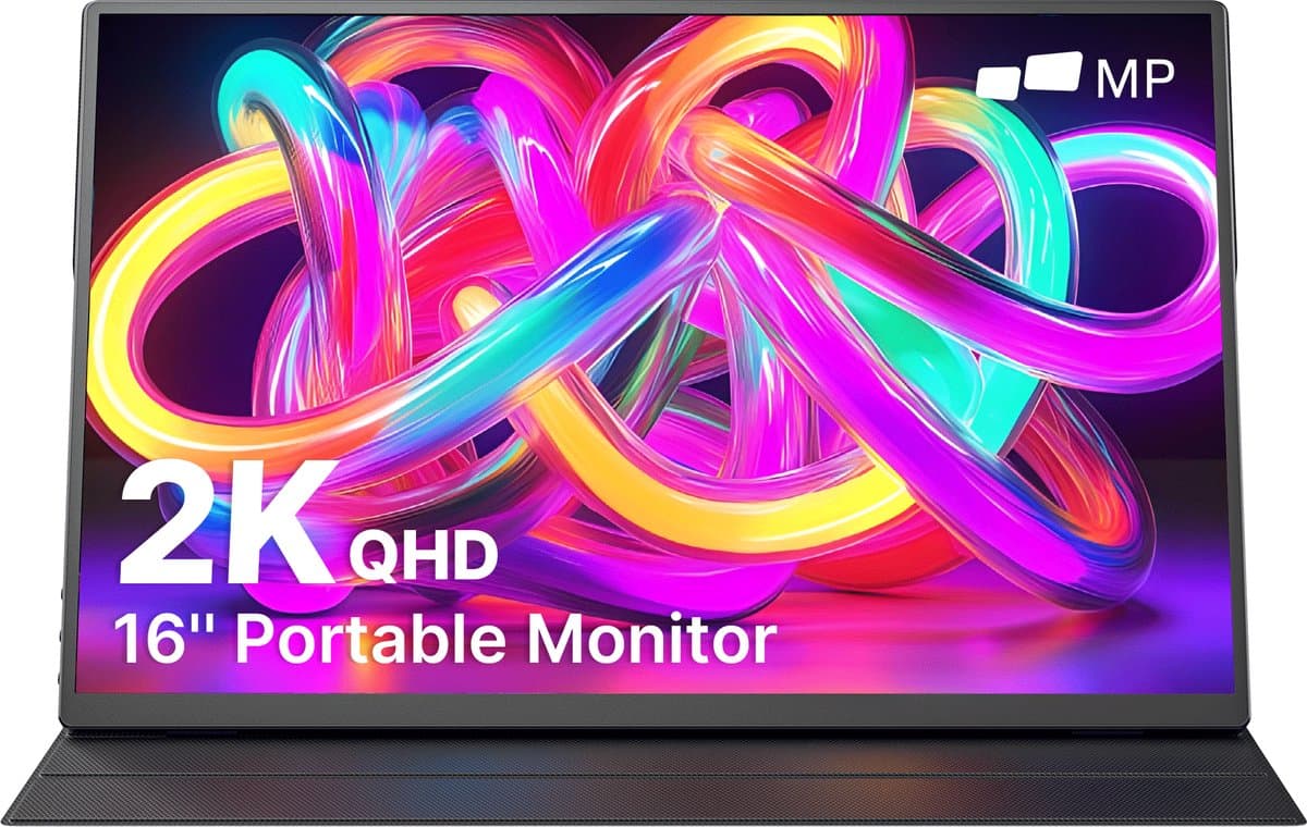 Mobile Pixels Fold QHD - Portable Monitor - 16 inch Monitor - QHD - Draagbaar Beeldscherm - Draagbare Monitor — afbeelding 1