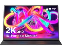 Mobile Pixels Fold QHD - Portable Monitor - 16 inch Monitor - QHD - Draagbaar Beeldscherm - Draagbare Monitor