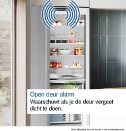 Bosch KGN33NSDB - Serie 2 - Koelkast -Koel-vriescombinatie - 175.4 x 61.4 cm - Total No Frost - Nooit meer ontdooien - Zilver- Led verlichting - Energielabel D — thumbnail 11