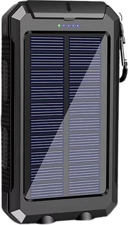 PureVolt Powerbank 20.000mah - Geschikt voor IPhone & Samsung - Powerbank op Zonneenergie - Solar Charger — thumbnail 7