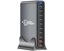 De Beste Gadgets 800w Oplader - GAN3 - Bureau Oplader - Desktop Oplader - Oplaadstation - Snellader - Power adapter - USB-C Oplader - Universele Oplader - Geschikt voor iPhone, iPad, Laptop en Tablet