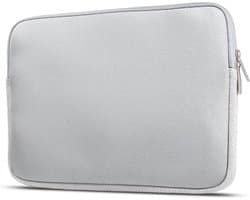 Laptophoes 13.3 inch - Laptoptas - Laptop Sleeve/Case/Hoes - Tas - 13.3 inch geschikt voor Apple MacBook Pro 13.3 inch - LB942 Lichtgrijs