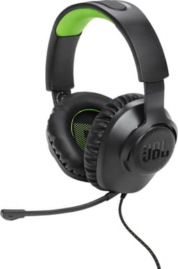 JBL Quantum 100X Zwart/Groen - Gaming Headset voor Xbox - Bedraad - Over-Ear - PS4/PS5, PC, Xbox & Nintendo Switch — thumbnail 1