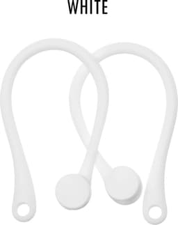 DW4Trading Airpod oorhaakjes - anti lost earhook - set van 2 stuks - siliconen wit — thumbnail 1