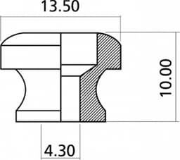 Gitaarknopje - Gitaar band knopje - Gitaarbandhouder - Eindpin Gitaar - Chroom - 2stuks - Pin voor gitaarband — thumbnail 2