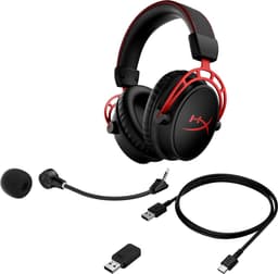 HyperX Cloud Alpha Draadloze Gaming Headset - Zwart/Rood — thumbnail 14