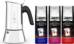 Bialetti Venus Percolator RVS 4 kops + Bialetti koffie proefpakket 3 x 250gr — thumbnail 3