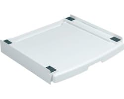 Tussenstuk wasmachine droger Jeanne, met werkblad - Stapelkit met uits