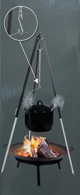 Driepoot Standaard voor Dutch Oven - 150cm — thumbnail 2