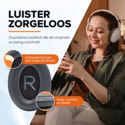 Vervangende oorkussens voor Bose QuietComfort 45 / QC45 / QuietComfort SE - Oorkussens voor koptelefoon - Ear pads headphones - Grijs — thumbnail 5