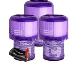 HEPA-filter - 3 stuks - Geschikt voor Dyson V11, SV14 en V15 steelstofzuigers inclusief trigger