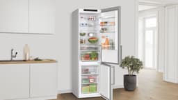 Bosch KGN39VIBT - Serie 4 - Koel-vriescombinatie - Total No Frost; Nooit meer ontdooien- RVS - Energielabel B - Zeer stil - VitaFresh XXL 0°C: houd etenswaren langer vers met extra ruime vershoudlades — thumbnail 8