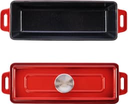 Grand Feu - Geëmailleerde gietijzeren bakvorm - 1,7 l - rood — thumbnail 2