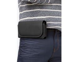 Vintage PU lederen heuptas riem draagtas telefoonzakje portemonnee voor tas Universeel Geschikt voor: iPhone / Samsung / Xiaomi / Motorola / Nokia - XXL