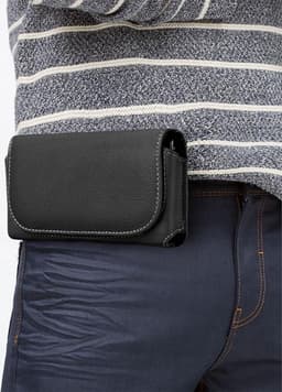 Vintage PU lederen heuptas riem draagtas telefoonzakje portemonnee voor tas Universeel Geschikt voor: iPhone / Samsung / Xiaomi / Motorola / Nokia - XXL — thumbnail 2