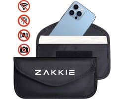 "ZAKKIE" Signaal Blokkerend Telefoonzakje - De Oplossing Voor In Het Onderwijs - Verhoog Concentratie & Voorkom Afleidingen! | Smartphone | Mobiele Telefoon | Anti Straling | Faraday | GPS | Skim | RFID Blocker | 4G | 5G | WiFi | Hotel | Kluis |