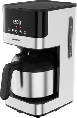 Inventum KZ818D - Koffiezetapparaat - 1,2 liter - 10 kopjes - Filter 1x4 - Thermoskan - Display met timer - Filterkoffie - RVS/Zwart — thumbnail 1