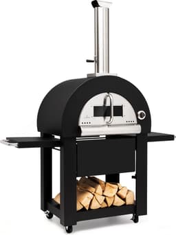 Diavolo Napoletana pizzaoven houtoven roestvrij edelstaal — thumbnail 1