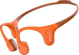 MOJAWA Run Plus | Draadloze Bone Conduction Open Ear koptelefoon| 32GB Bluetooth hoofdtelefoon met voice assistant, ruisonderdrukking, eersteklas geluidskwaliteit, 10uur lange batterijduur, IP68 waterproof voor hardlopen/fietsen - Oranje — thumbnail 1