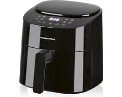 Gourmet Maxx Hetelucht friteuse digitaal - 4,5 liter - 1400W - swart