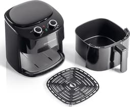 GOURMETmaxx hetelucht friteuse mechanisch 4.5 l - zwart — thumbnail 2