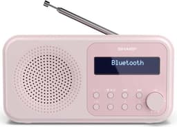 Sharp DR-P420 ROZE draagbare radio met klok — thumbnail 3