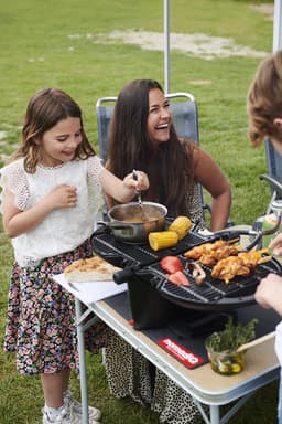 nomadiQ HOLIDAY barbecue pakket - de ultieme gas barbecue incl. accessoires voor vakantie met de boot, camper of caravan — thumbnail 2