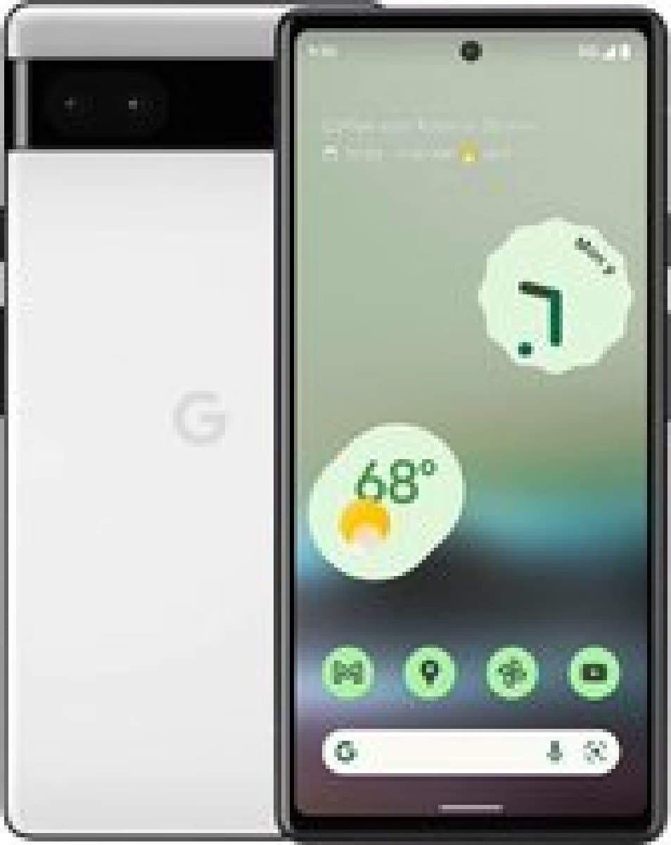 Google Pixel 6A 5G - 128GB - 6GB RAM - Wit — afbeelding 1