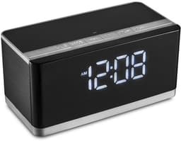 Platina Bluetooth Speaker met ingebouwde digitale Klok & FM 10W [43975] — thumbnail 1