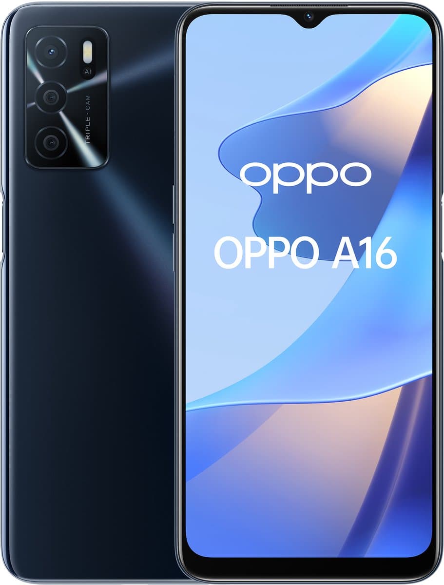 OPPO A16 - 64GB - Zwart — afbeelding 1