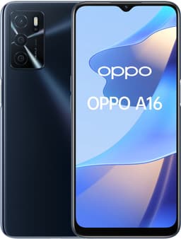 OPPO A16 - 64GB - Zwart — thumbnail 1