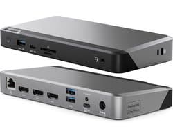 Alogic Universal Triple 4K Docking Station with 100W Power Delivery PRIME DX3 Dock