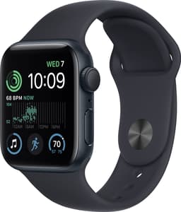 Apple Watch SE 2022 - Smartwatch heren en dames - 40 mm - Middernacht Aluminium — thumbnail 2