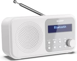 Sharp DR-P420 WIT draagbare radio met klok — thumbnail 4