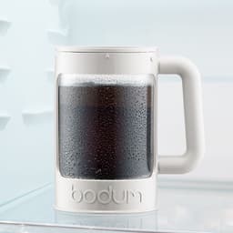 Bodum | Bean Cafetière voor ijskoffie / cold brew | Kunststof BPA-vrij | 1.5L | 12 kops | Wit — thumbnail 2
