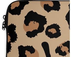 Laptophoes - Panter - Dierenprint - Luipaardprint - Patroon - Laptop case - Laptop sleeve - Laptop - 15 6 Inch