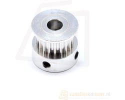 GT2-6 20 Tanden 5mm boring Pulley Aluminium