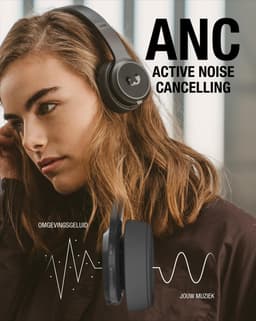 Fresh 'n Rebel Code ANC - Draadloze On-ear koptelefoon met Active Noise Cancelling - Storm Grey — thumbnail 5