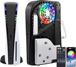 Playstation 5 Smart RGB LED strips - Inclusief App en Afstandsbediening - Reageert op Game Geluid - geschikt voor PS5 Original, Slim & Pro - Cover Skin - PS5 Faceplate - PS5 Accessoires — thumbnail 1